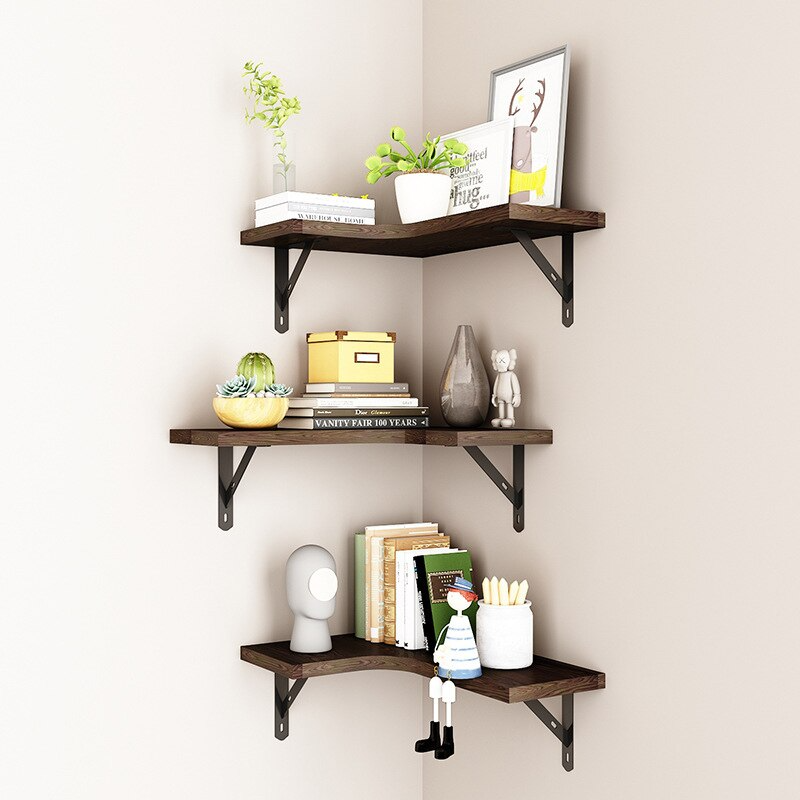 HomeTod™ Wooden Corner Shelves