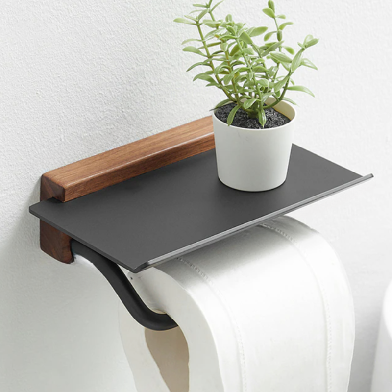 HomeTod™ Minimalist Wooden Toilet Paper Holder