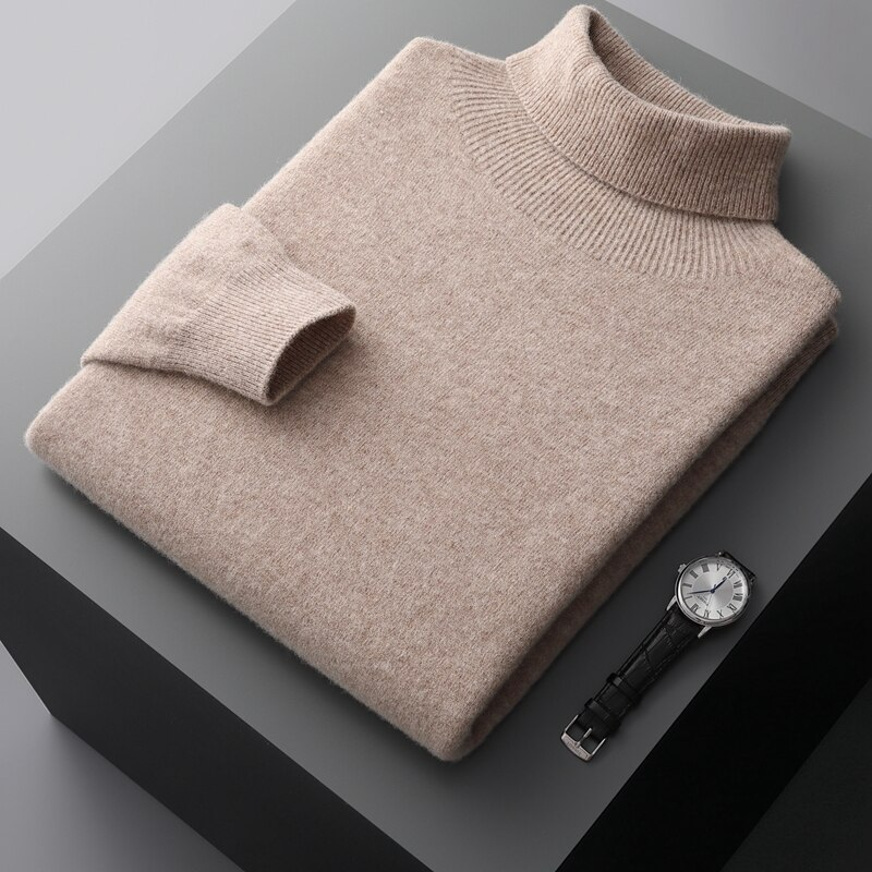 100% Merino Whitman Turtleneck