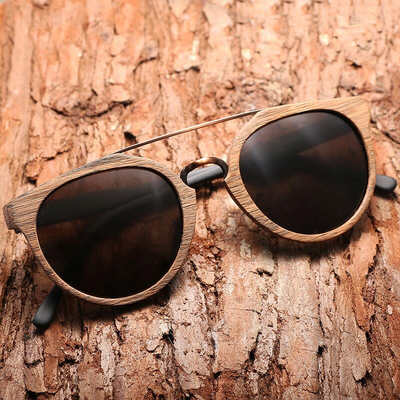 Vintique™ Retro Wood Sunglasses