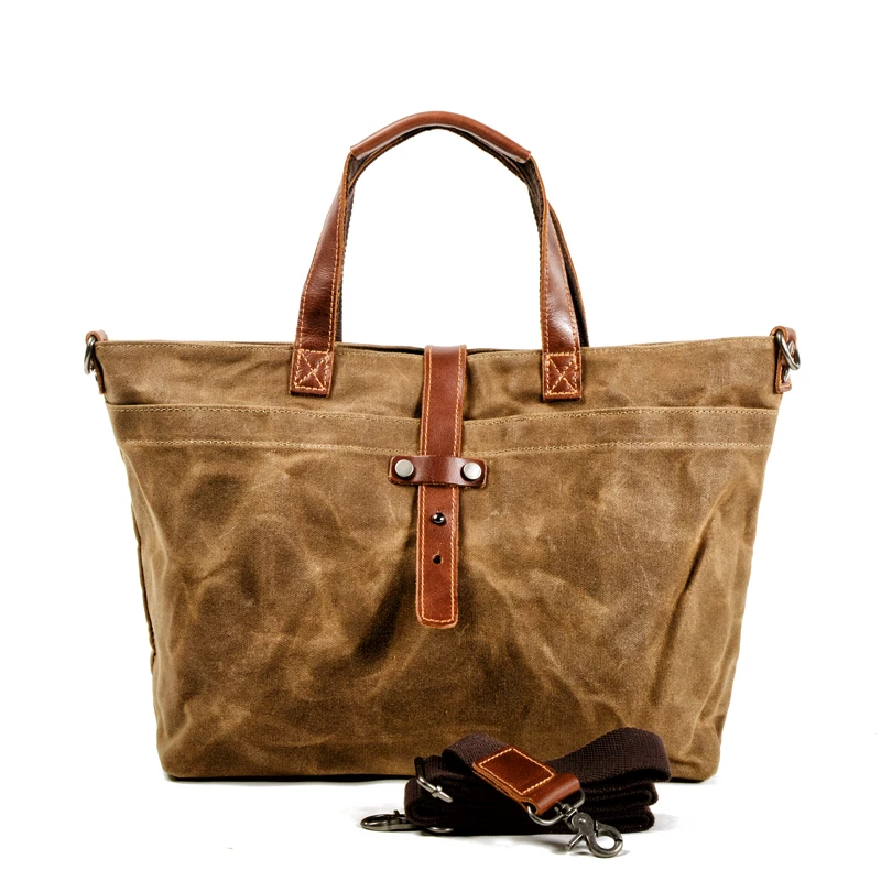 Oil Wax Cloth Canvas Bag