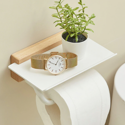 HomeTod™ Minimalist Wooden Toilet Paper Holder