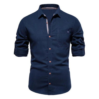 Everett™ Pure Cotton Single-Pocket Shirt