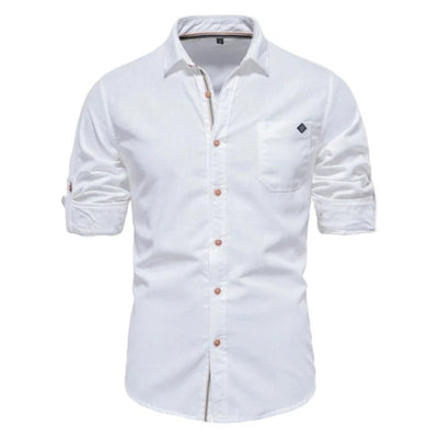 Everett™ Pure Cotton Single-Pocket Shirt