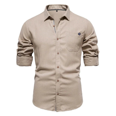 Everett™ Pure Cotton Single-Pocket Shirt