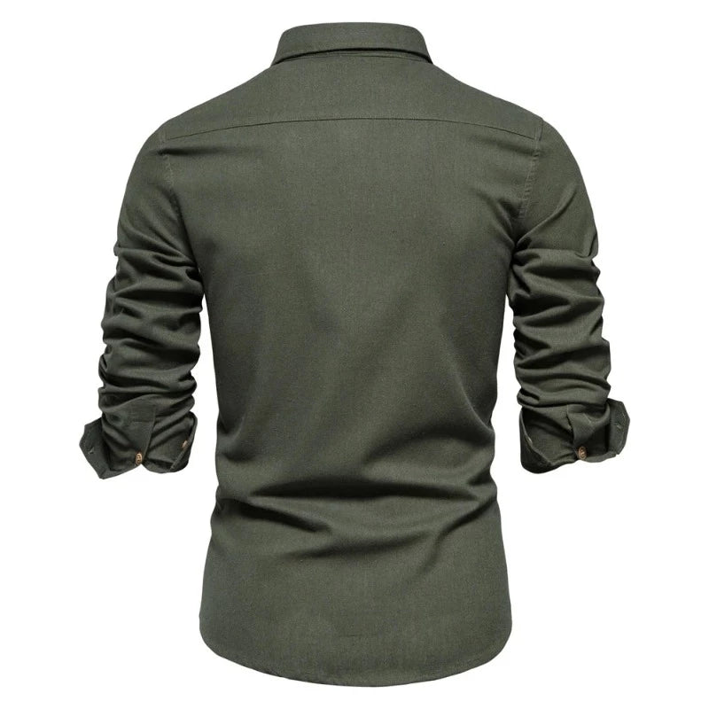 Everett™ Pure Cotton Single-Pocket Shirt