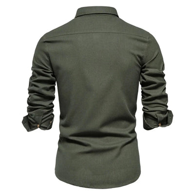 Everett™ Pure Cotton Single-Pocket Shirt