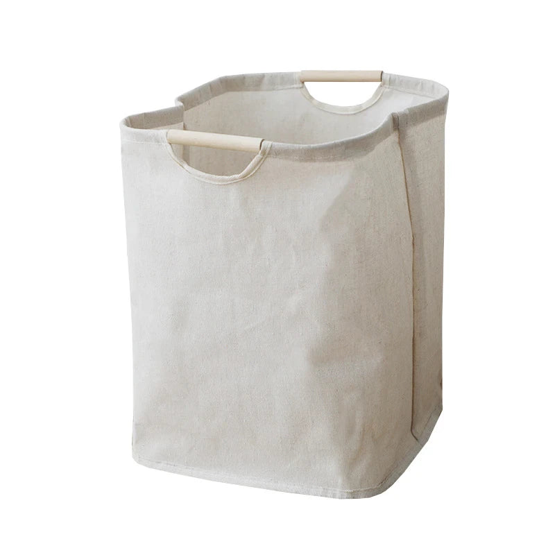 HomeTod™ Japanese Style Cotton Laundry Basket