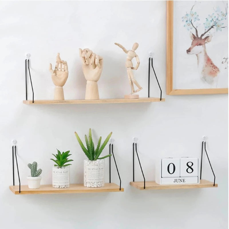 HomeTod™ Modern Wood Wall Shelves