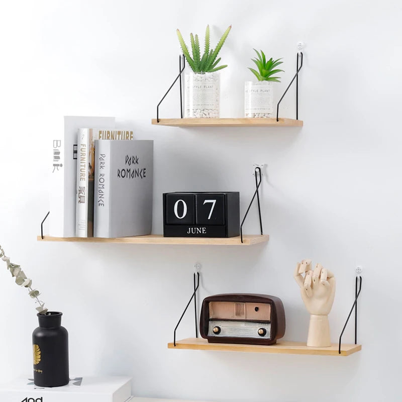 HomeTod™ Modern Wood Wall Shelves