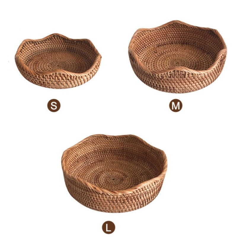 HomeTod™ Handwoven Rattan Storage Basket