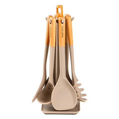 Hometod™ 6pc Non-Stick Silicone Utensils