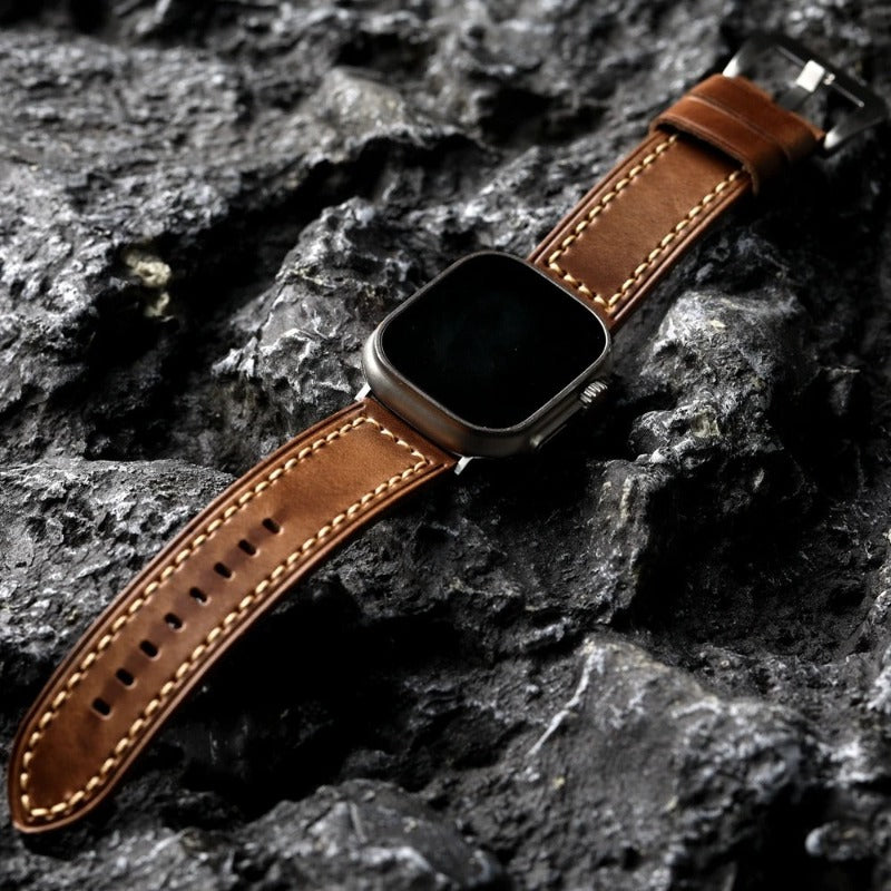 Genuine Leather Apple Watch Band