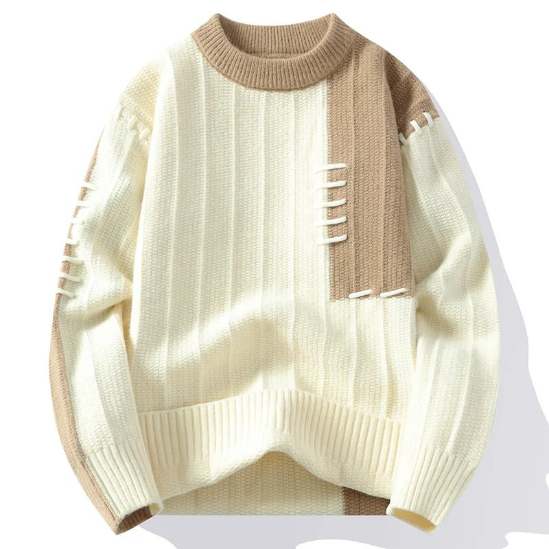 Lunare Stitched Knit Sweater