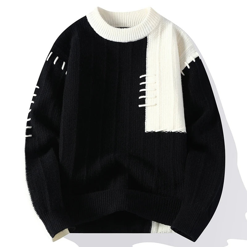 Lunare Stitched Knit Sweater