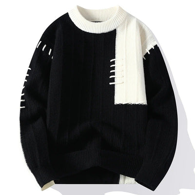 Lunare Stitched Knit Sweater