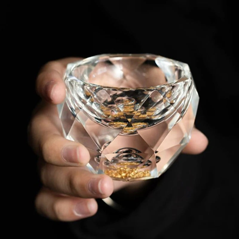 Diamond Cut Shot Glass