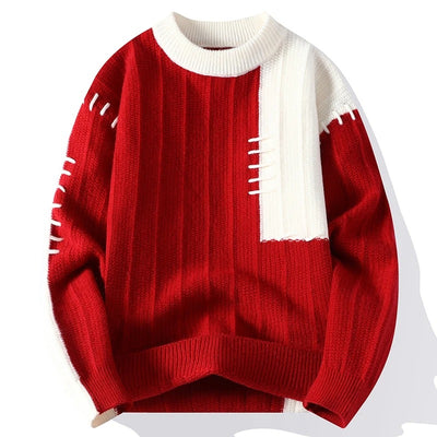 Lunare Stitched Knit Sweater