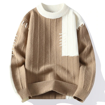 Lunare Stitched Knit Sweater