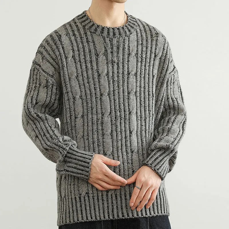 Lureon Distressed Knit Sweater