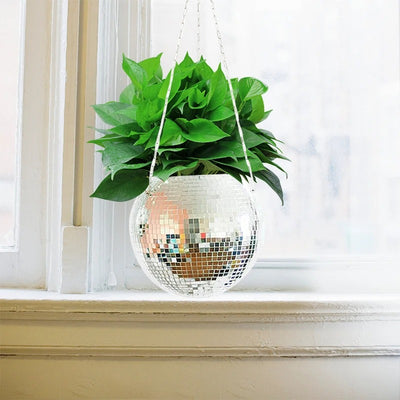 Disco Ball Planter