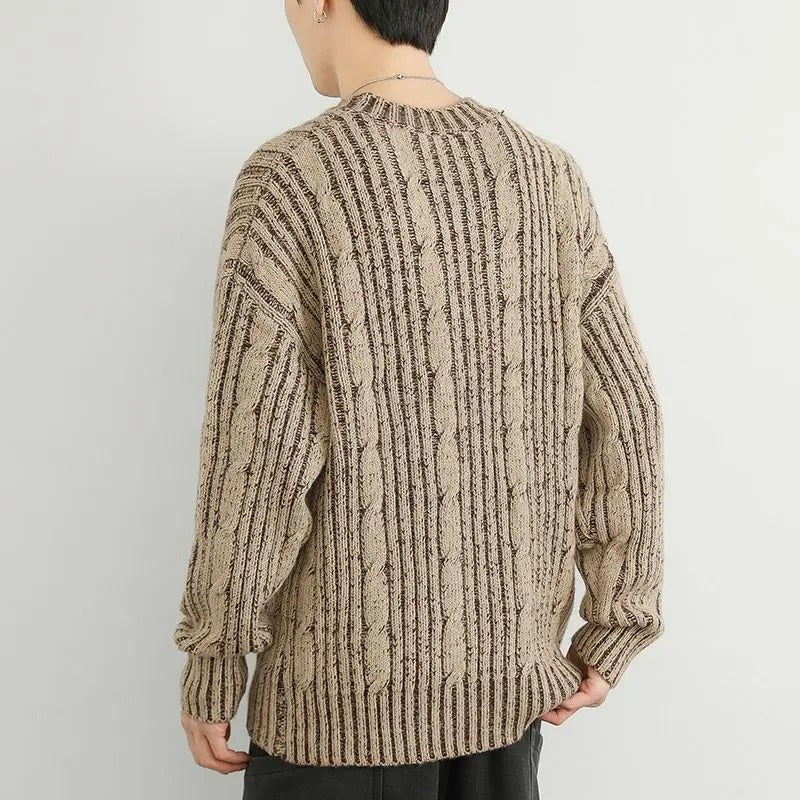 Lureon Distressed Knit Sweater