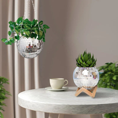 Disco Ball Planter