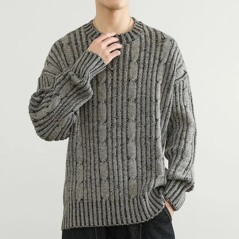 Lureon Distressed Knit Sweater