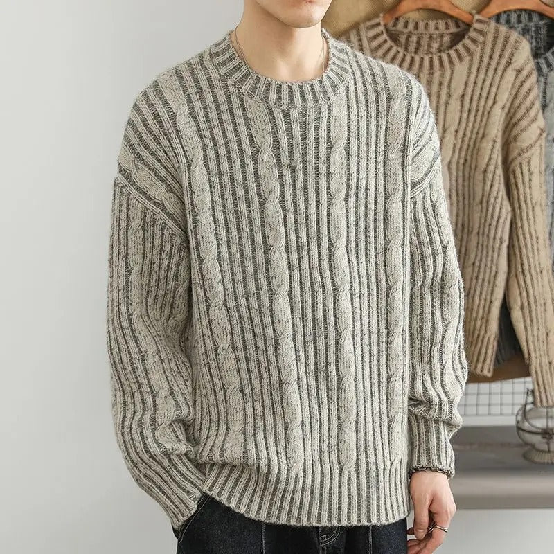 Lureon Distressed Knit Sweater