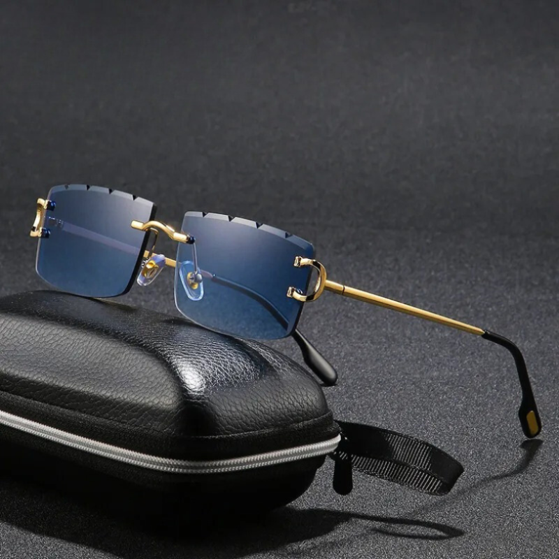 Cassian Rimless Unisex Sunglasses