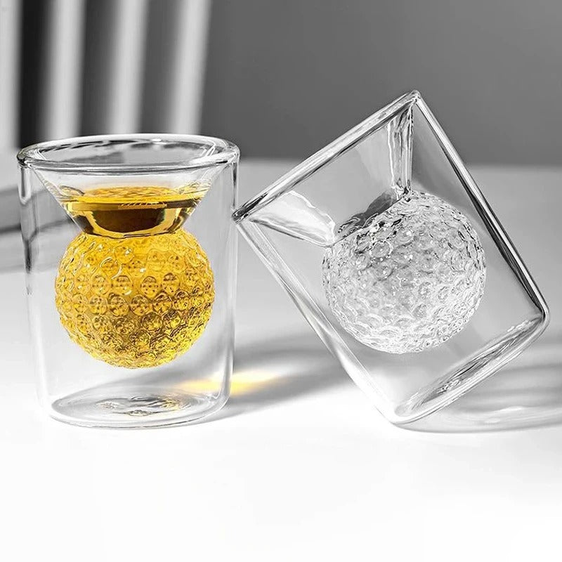 Golf Ball Shot Glass Set