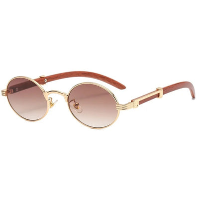Vintage Voyager Oval Sunglasses