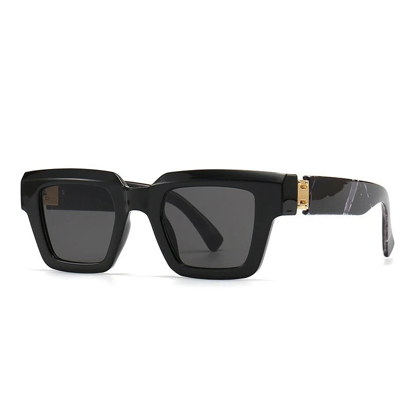 Jade Retro Square Sunglasses