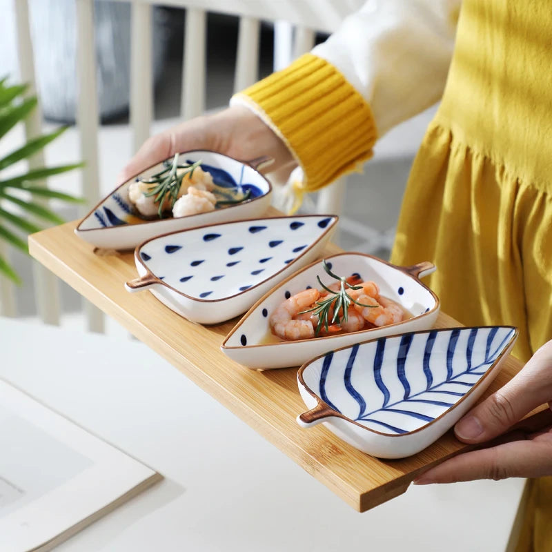 HomeTod™ Ceramic Leaf Dishes