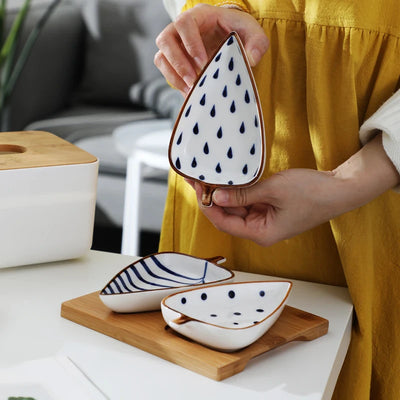 HomeTod™ Ceramic Leaf Dishes