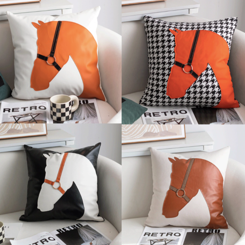 HomeTod™ Nordic Horse Pillow Case