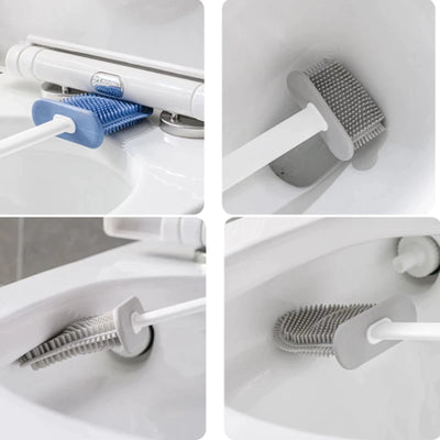 HomeTod™ Silicone Toilet Brush with Wall Mount