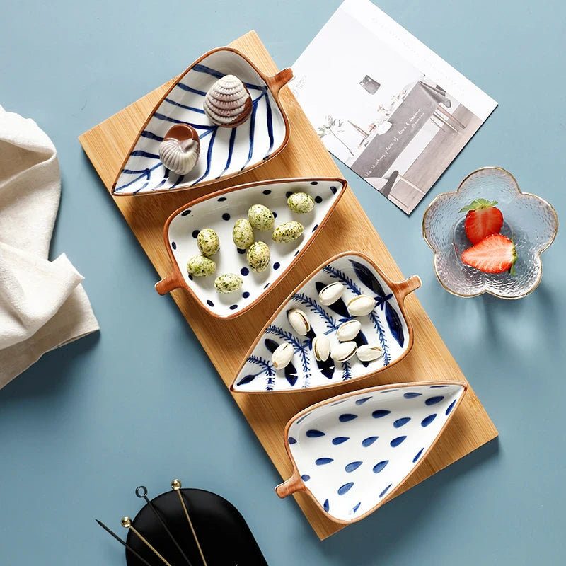 HomeTod™ Ceramic Leaf Dishes