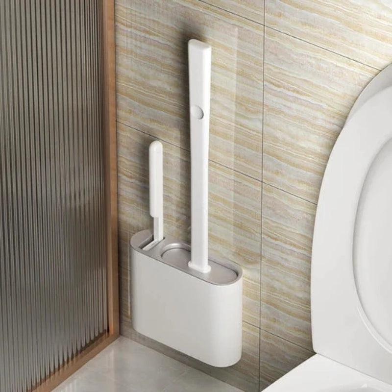 HomeTod™ Silicone Toilet Brush with Wall Mount